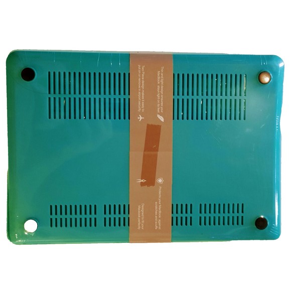 Macbook Pro 13 Case & Keyboard Skin Light Blue/Green - Picture 1 of 8